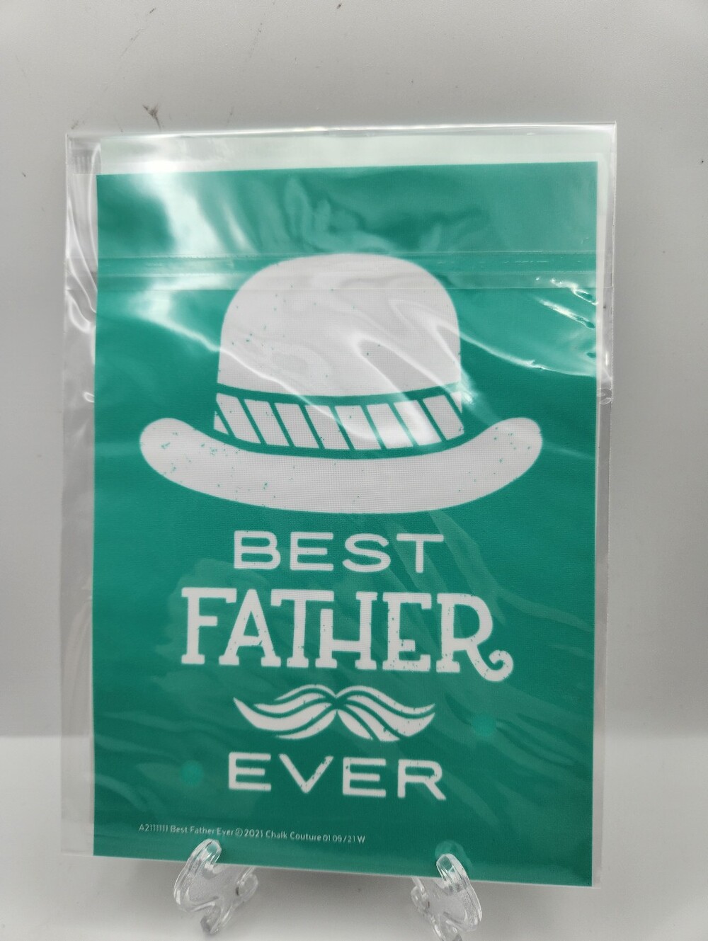 Chalk Couture Transfer Best Father Ever 5x7 New